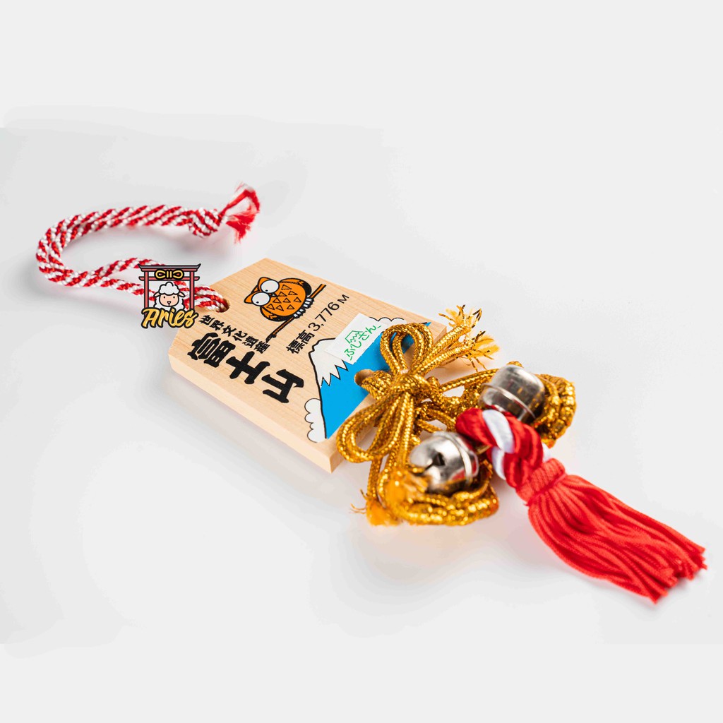 Omamori thẻ gỗ trang trí - Dép cỏ