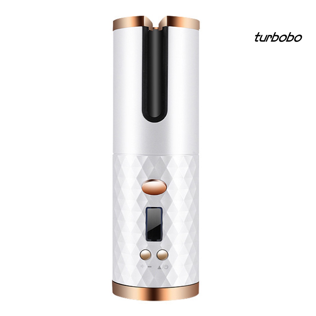 Máy uốn tóc Turbobo không dây màn hình LCD sạc USB tự động cho salon