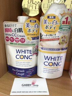 Sữa dưỡng thể White Conc