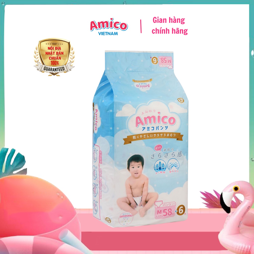 Bỉm quần trẻ em AMICO M58+6 (6 - 11kg)