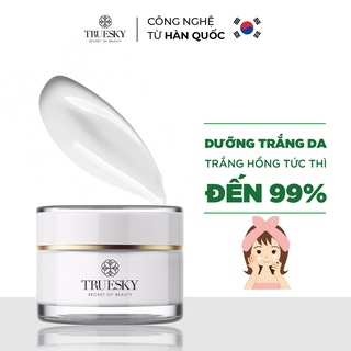 Kem dưỡng trắng da mặt Truesky chiết xuất ngọc trai hồng y 10g - Whitening Face Cream