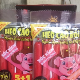 GÓI XÚC XÍCH HEO CAO BỒI 90g- 6 CHIẾC
