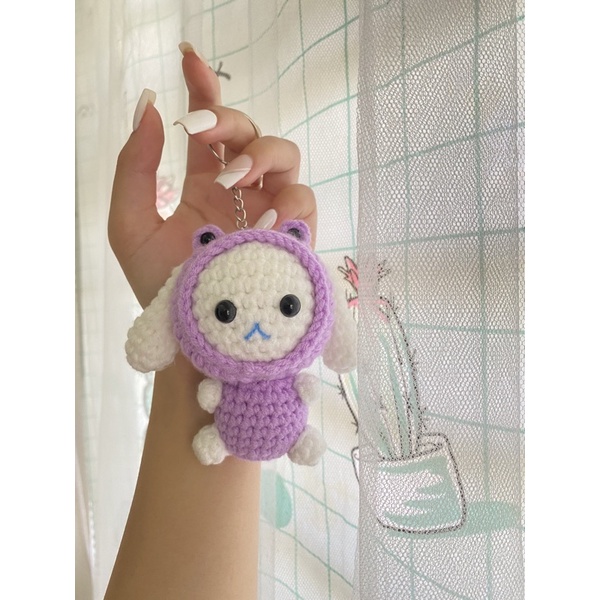 Móc khoá thỏ, cừu,minion handmade