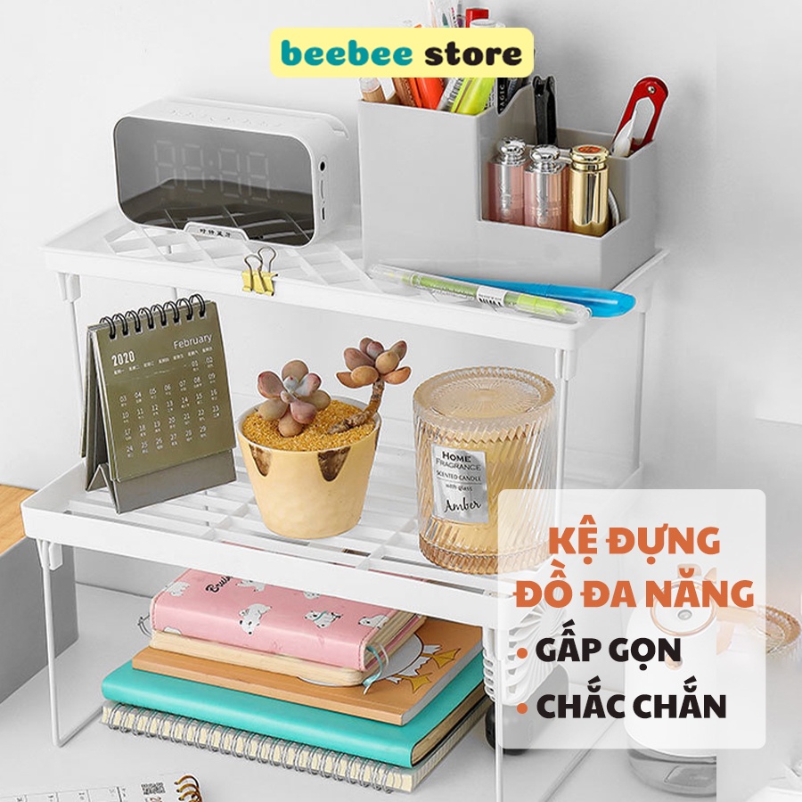 Kệ Sắt Đựng Đồ Đa Năng Để Bàn DIY Phong Cách Hàn Quốc G015 [Rẻ]