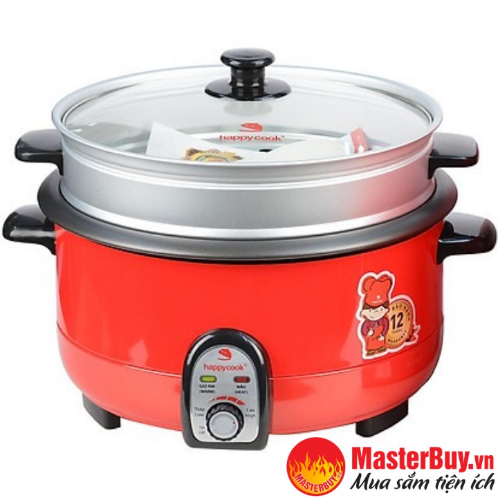 Nồi Lẩu Điện Đa Năng Happy Cook HCHP-360RS