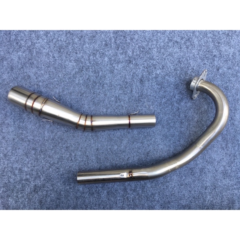 Pô Leovince + cổ WRX inox 304 gắn ex winner satria raider sonic