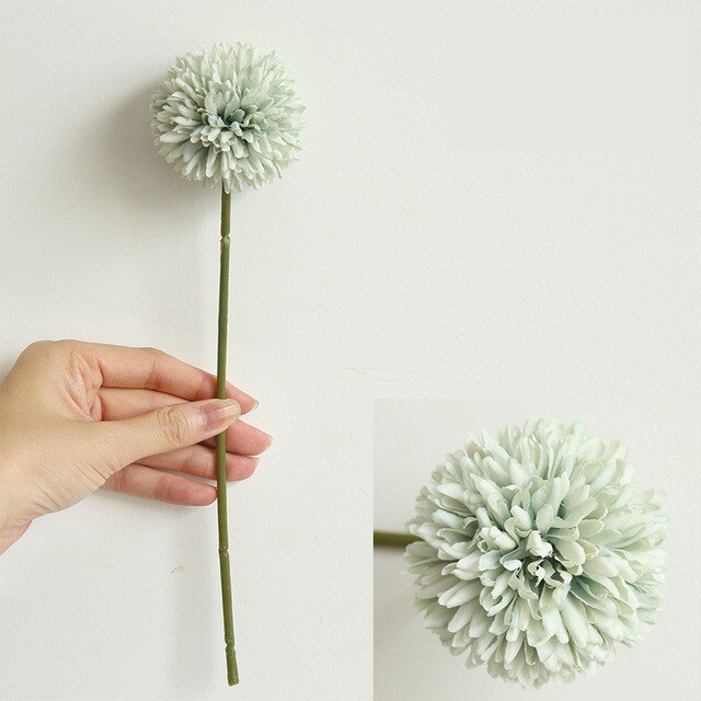 Cành hoa bồ công anh nhân tạo chất liệu vải lụa dùng để trang trí nội thất/ văn phòng/ tiệc cưới