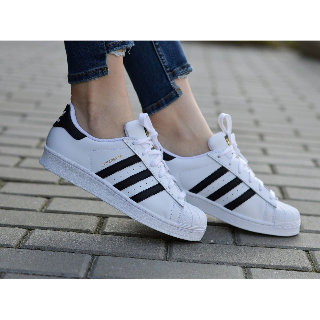 [Chính hãng] Giày thể thao Adidas Superstar tem vàng C77154