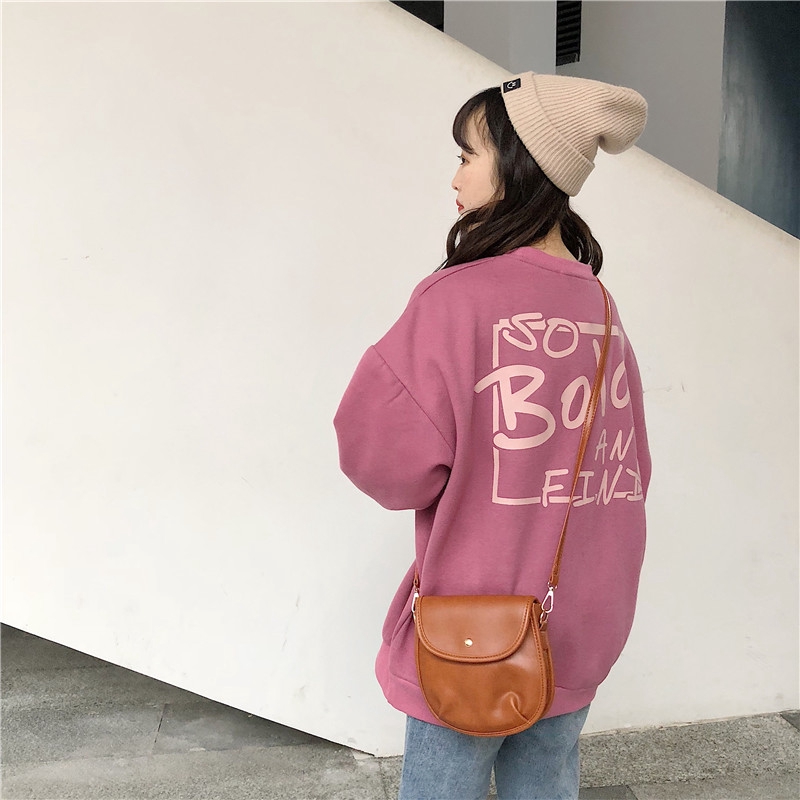 Áo Sweater Cổ Tròn Màu Trơn Thời Trang Mùa Đông Cho Nữ | BigBuy360 - bigbuy360.vn