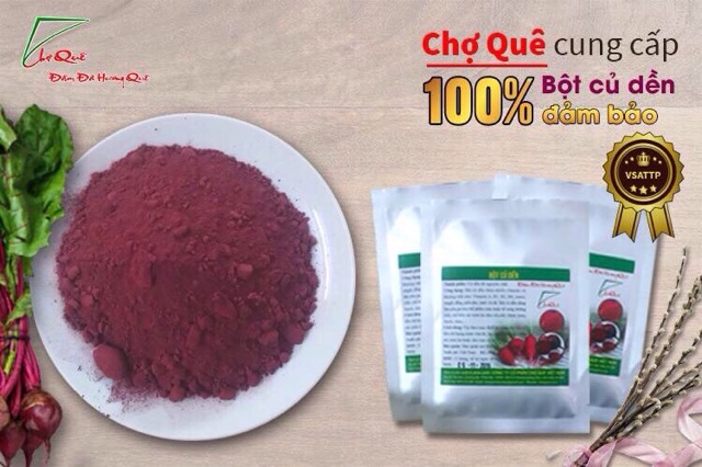 Bột củ dền tạo màu hồng Chợ Quê 50g