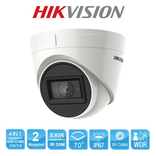 Camera HDTVI Hikvision DS-2CE78D3T-IT3F - 2MP