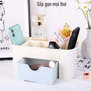 Hộp Để Đồ Trang Điểm Mỹ Phẩm Đa Năng Cao Cấp, Có Ngăn Kéo Tiện Ích Thông Minh [KỆ MỸ PHẨM]