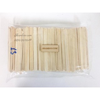 QUE ĐÈ LƯỠI GỖ 100 QUE