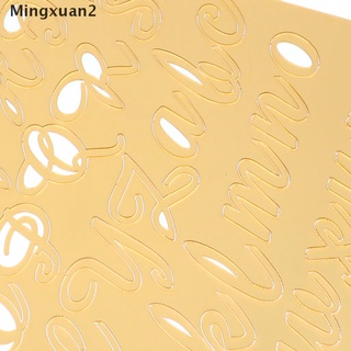 Khuôn Nhấn Bánh Quy / fondant Hình Chữ Cái Bằng acrylic DIY