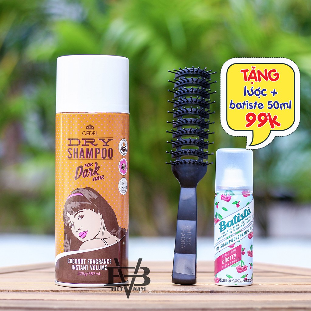 [CHÍNH HÃNG ÚC] Dầu gội khô CEDEL Dry Shampoo 387ml cao cấp nhập khẩu 100% Australia