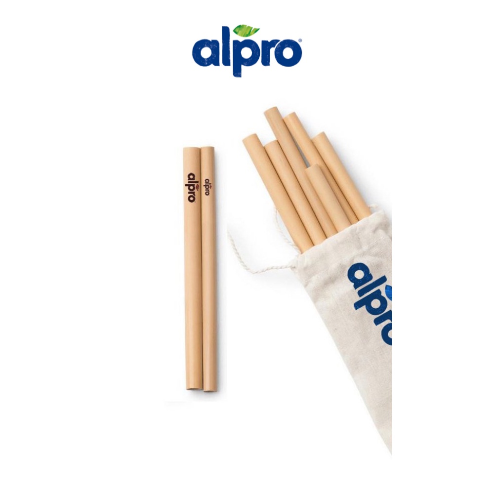Bộ 2 ống hút tre thân thiện môi trường Alpro