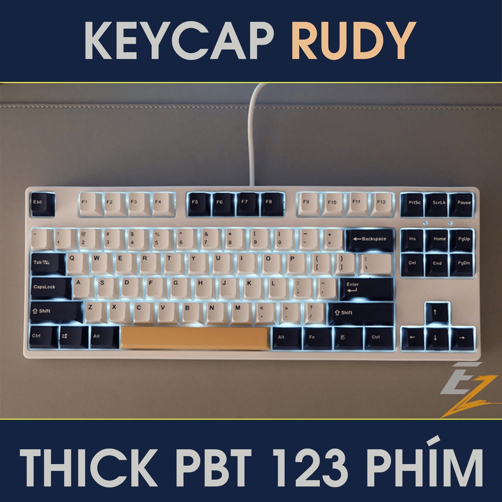 Keycap Cho Bàn Phím Cơ Rudy OEM Profile 123 Phím | Ezpc