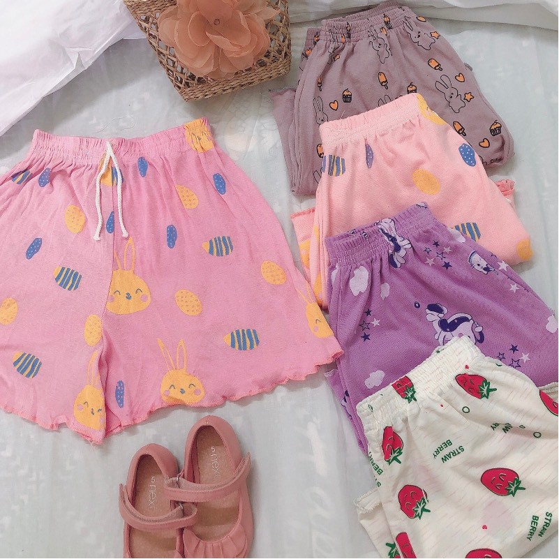 Quần short nữ chất cotton mặc nhà ống rộng QA100 | BigBuy360 - bigbuy360.vn