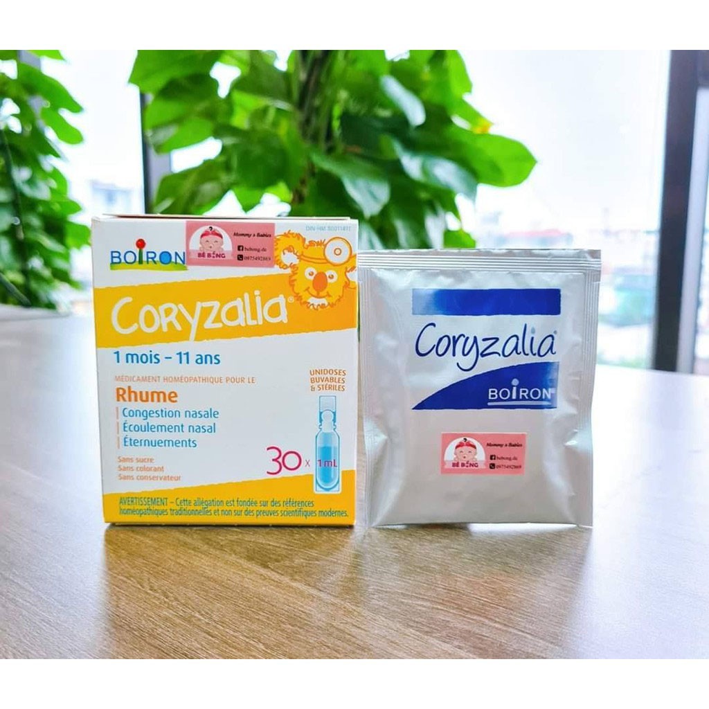 Muối Uống Vi Lượng đồng Căn Coryzalia Boiron Cho Bé Từ 1 Tháng đến 11 Tuổi của Canada