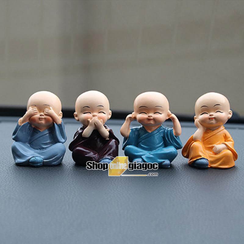 BỘ TƯỢNG TỨ KHÔNG 4 CHÚ TƯỢNG BỊT MẮT , BỊT MIỆNG  , BỊT TAI , BỊT THÂN SIÊU CUTE