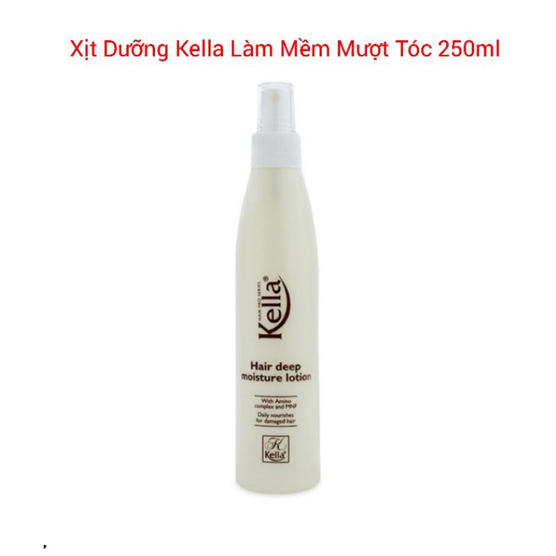 Xịt Dưỡng Kella Làm Mềm Mượt Tóc 250ml