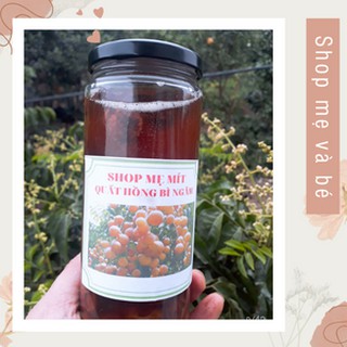 Hũ 500ml Quất hồng bì ngâm mật ong, đường phèn