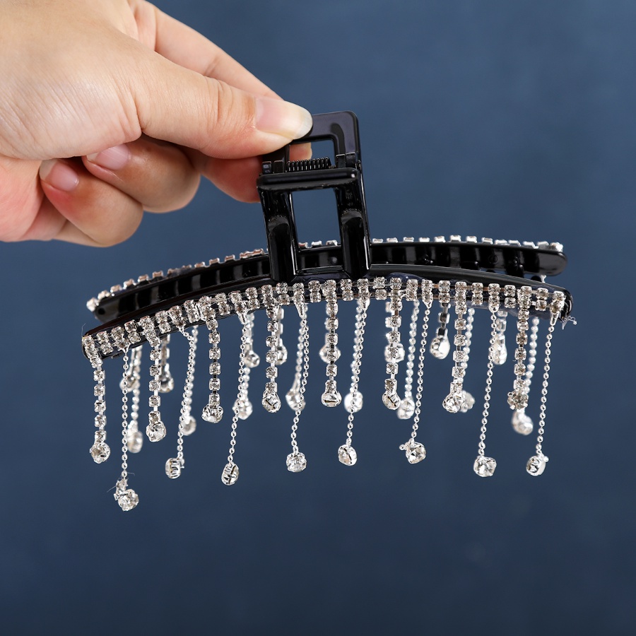 Kẹp Tóc Đính Đá Lấp Lánh Thời Trang Cho Nữ