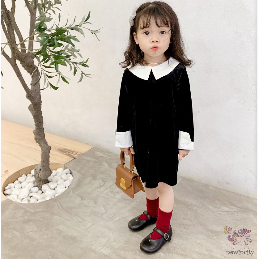 Giày Mềm Mại Màu Trơn Theo Phong Cách Hàn Quốc Đáng Yêu Cho Bé Gái