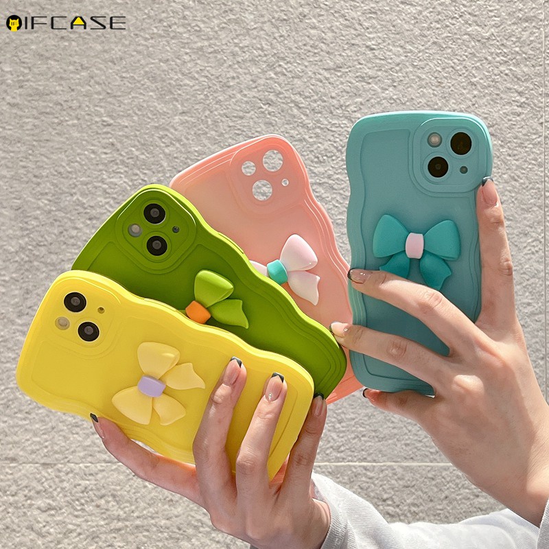Ốp Điện Thoại Silicone Mềm Chống Sốc Màu Nhám Đính Nơ / Gợn Sóng Đơn Giản Cho OPPO Reno 8 Pro 7 5 Pro 6 5G