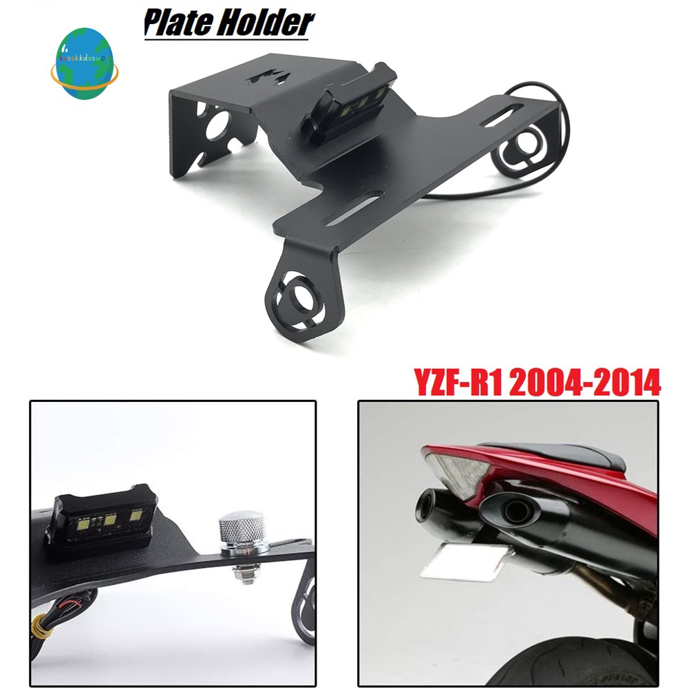 FENDER Giá Đỡ Biển Số Xe Mô Tô Yamaha Yzf-R1 Yzf R1 2004-2014