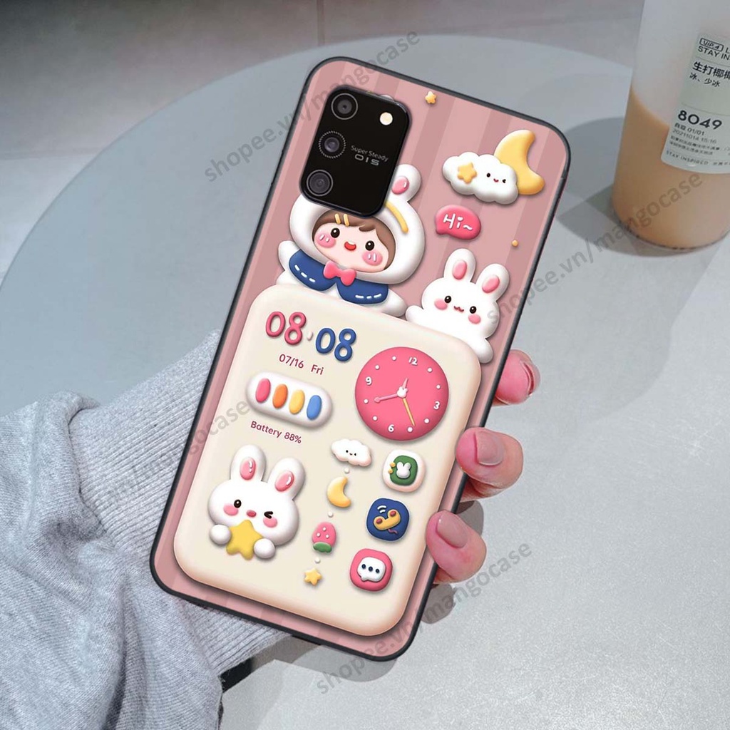 Ốp lưng Samsung S10 Lite hình gấu, thỏ, đồng hồ cute dễ thương