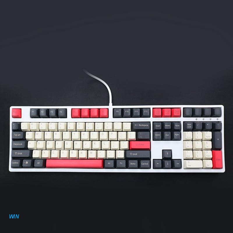 Bộ 104 Nắp Nút Bàn Phím Cơ Pbt Màu Sắc Xinh Xắn