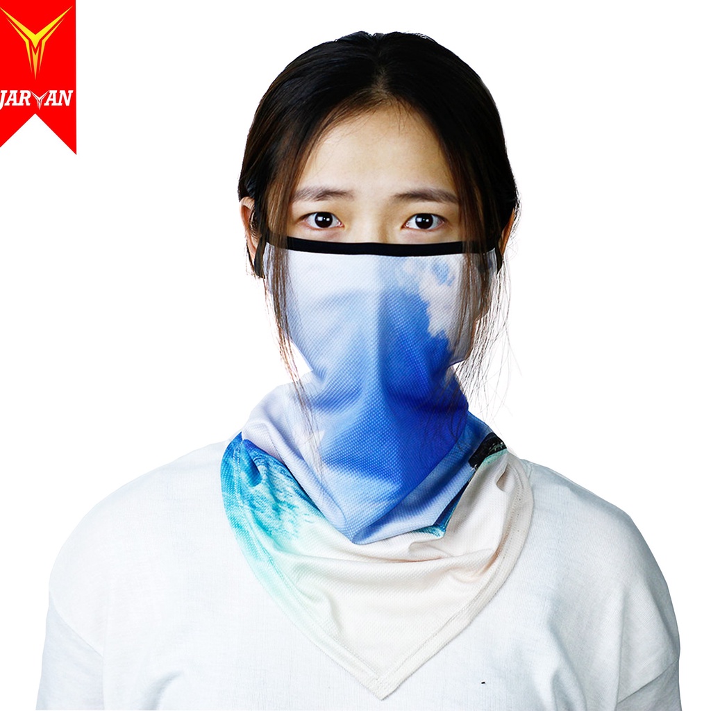 Khẩu trang đa năng thời trang JARVAN II chống nắng, chống bụi màu xanh biển (hàng như hình)