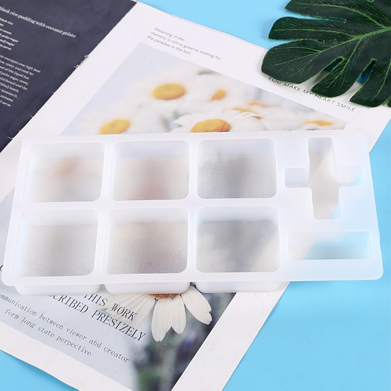 Khuôn Silicone Làm Trang Sức Hình Chữ Cái Tiếng Anh