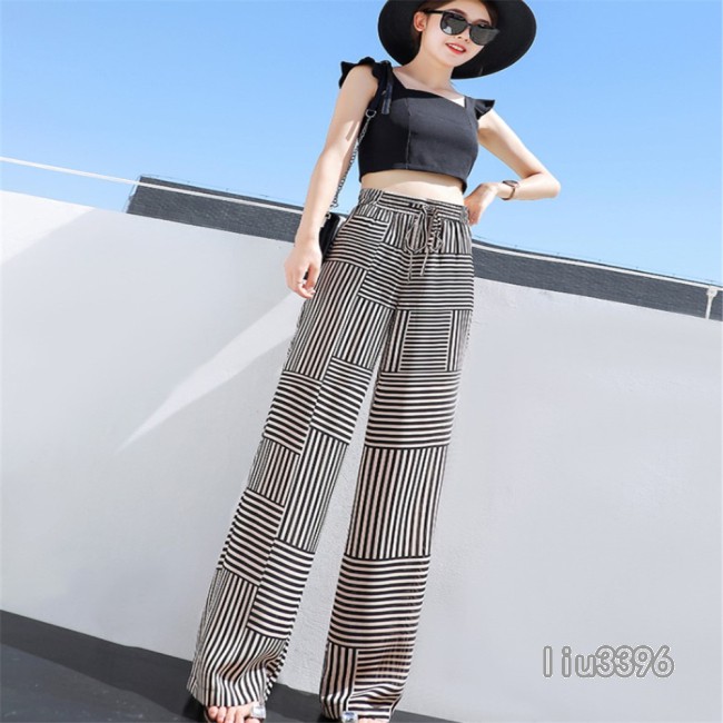quần ống rộng Lưng Cao In Họa Tiết Thời Trang Cho Nữ | BigBuy360 - bigbuy360.vn