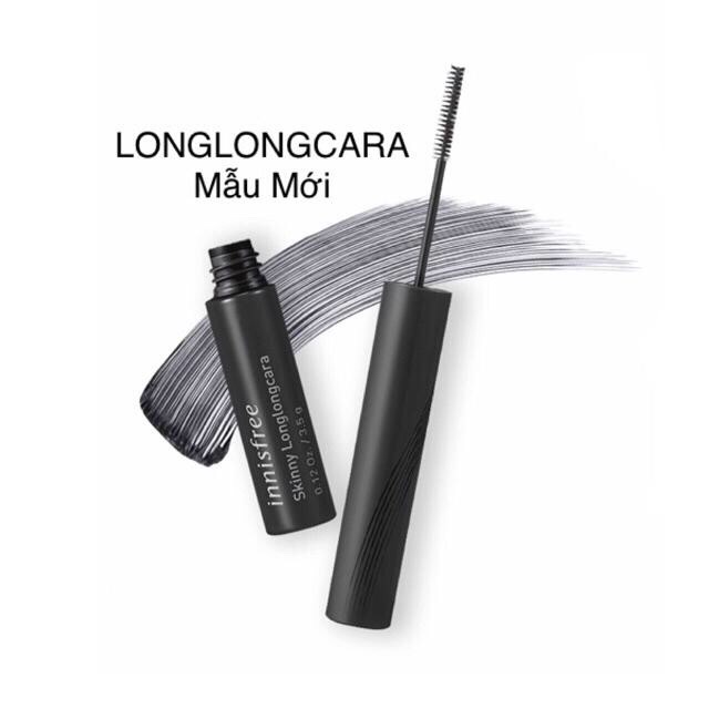 (Date 06/2022 - Mẫu Mới 2019) Mascara Tự Nhiên Innisfree Skinny cara