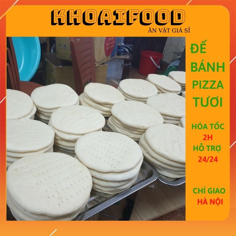 Set 5 đế bánh pizza tươi làm ppizza tại nhà cực đơn giản, tiện lợi ( size 20 cm )