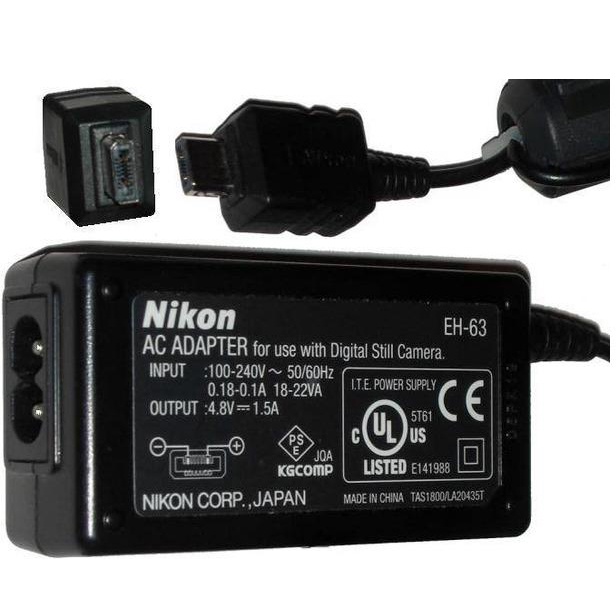 Bộ Sạc Nguồn Nikon EH-63 Adapter