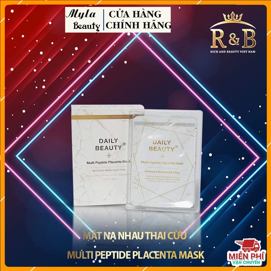 [HÀNG CHÍNH HÃNG] Mặt nạ nhau thai cừu Hàn Quốc- Mặt nạ Daily Beauty mờ nám, tàn nhang