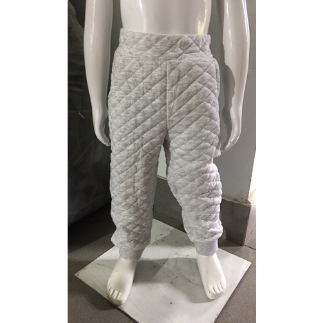 Quần jogger chần bông bé gái sz 18/24m hàng dư xịn