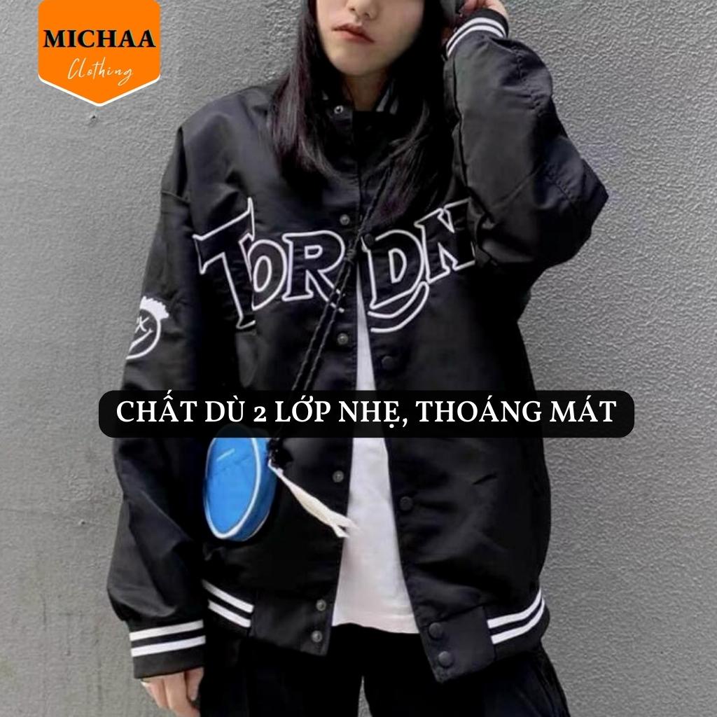 Áo Khoác Bomber Dù TQRONA Nam Nữ Ulzzang Unisex Kiểu From Rộng Jacket - MICHAA
