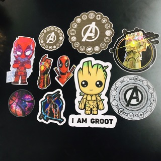 Hình dán sticker nhân vật Marvel