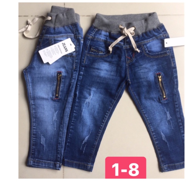 [ XẢ HÀNG ] Quần jean dài cho bé trai, chất jean đẹp, mềm, mịn, mát, cực co dãn