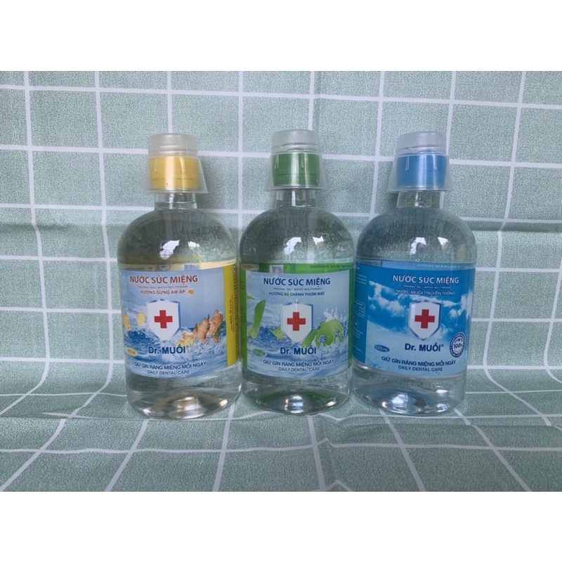 Combo 1 thùng nước súc miệng Dr.Muối