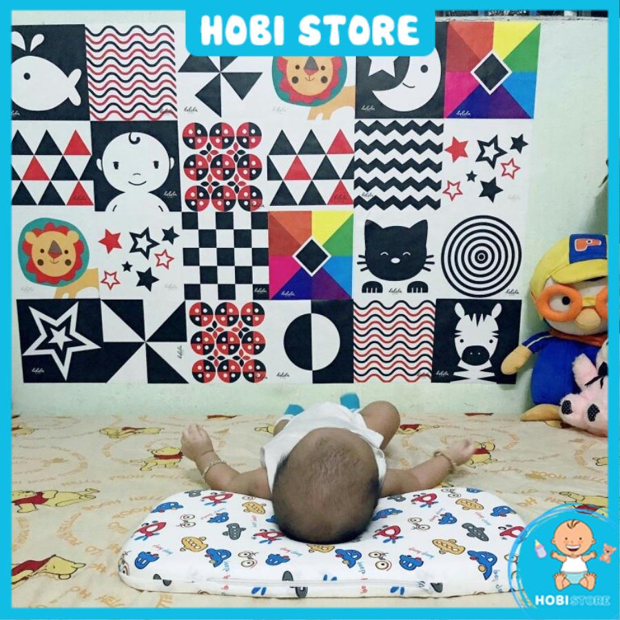 Bộ thẻ decal dán tường - kích thích thị giác chuẩn phương pháp Montessori - Hobi Store