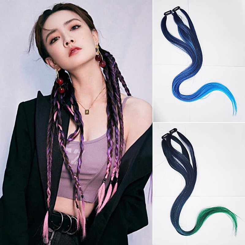 Tóc giả bện phong cách hiphop thời trang cá tính cho nữ