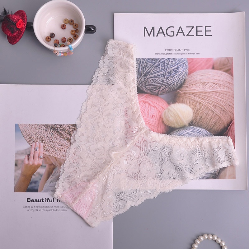 Quần lót AOWEINISI vải ren thiết kế quyến rũ thời trang dành cho nữ