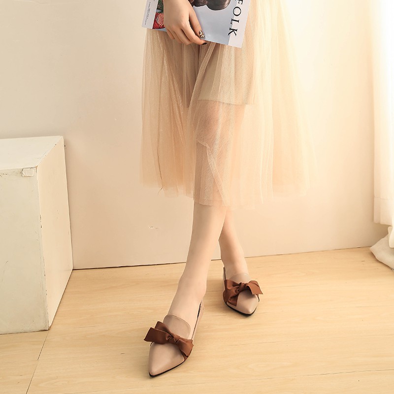 Giày Nữ Đế Bằng Mũi Nhọn Size 34-42 | BigBuy360 - bigbuy360.vn