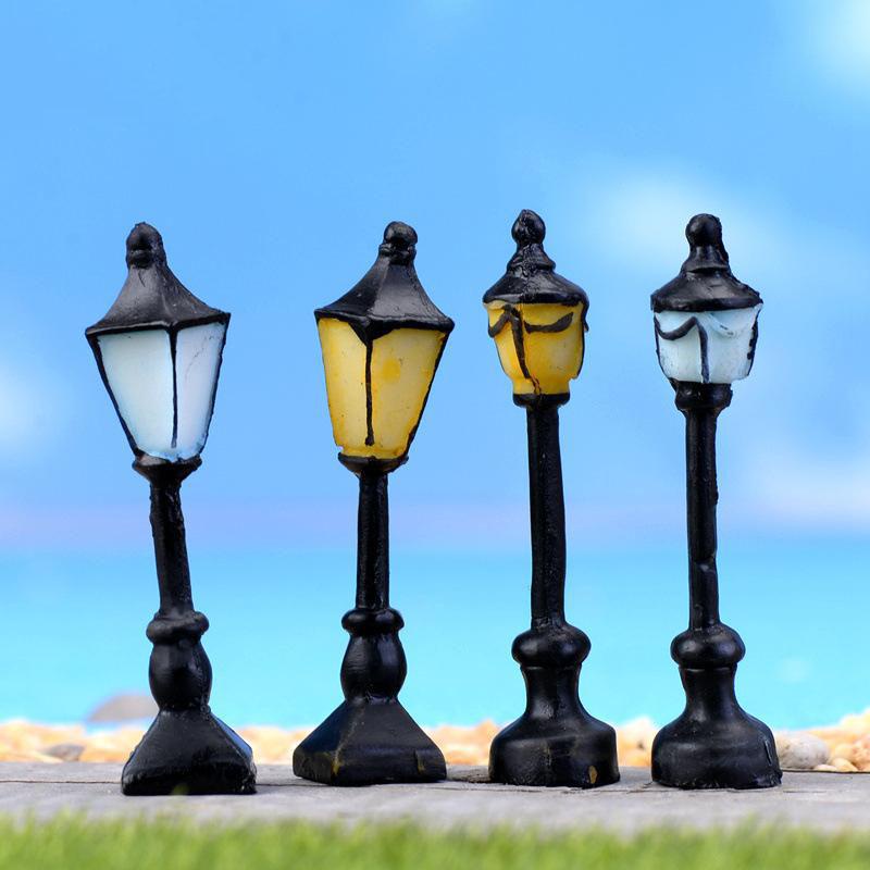 Cột đèn mini loại mới - Phụ kiển tiểu cảnh sen đá