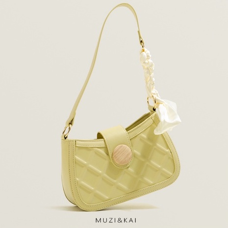 🌸Hàng Order🌸 Túi Xách Muzi&kai Chính Hãng Da Trơn Vân Họa Tiết Quai Da Phối Xích Quấn Nơ Sang Chảnh Nữ Tính 🌸 Quảng Châu